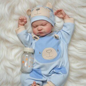 🆕20inch Soft Cloth Body Newborn Baby Poseable Limbs Lovella Doll  Reborn Baby